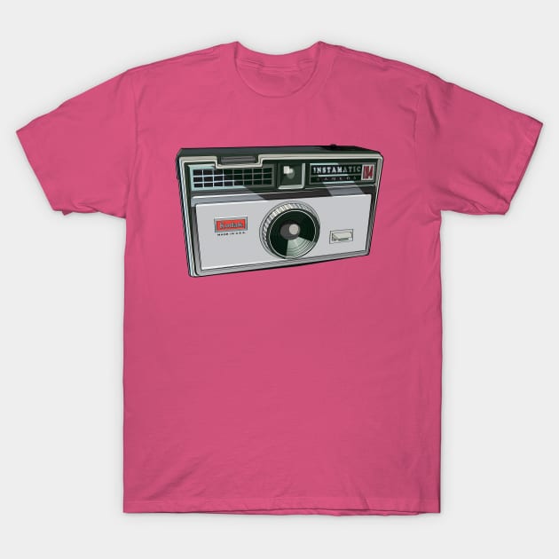 Instamatic Camera T-Shirt by threeblackdots